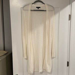 Long off white cardigan